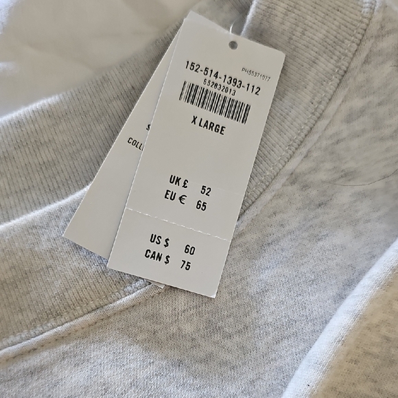 Abercrombie & Fitch Light Gray Sweatshirt - Picture 2 of 3